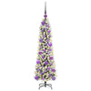 Albero di Natale artificiale Vidaxx con 150 LED bianchi 120 cm in PVC e metallo e plastica