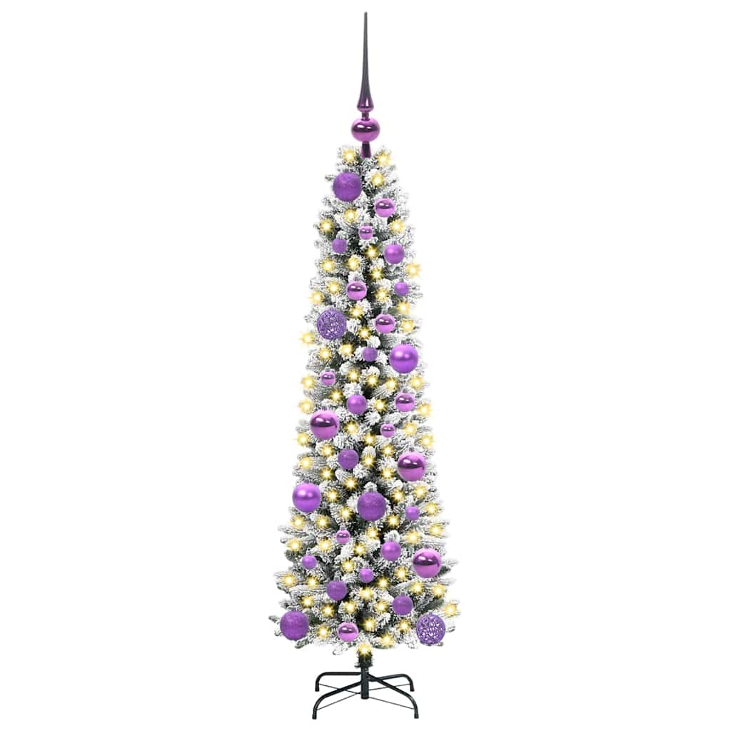 Albero di Natale artificiale Vidaxx con 150 LED bianchi 120 cm in PVC e metallo e plastica