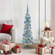 Albero di Natale artificiale Vidaxx con 150 LED bianchi 120 cm in PVC e metallo e plastica