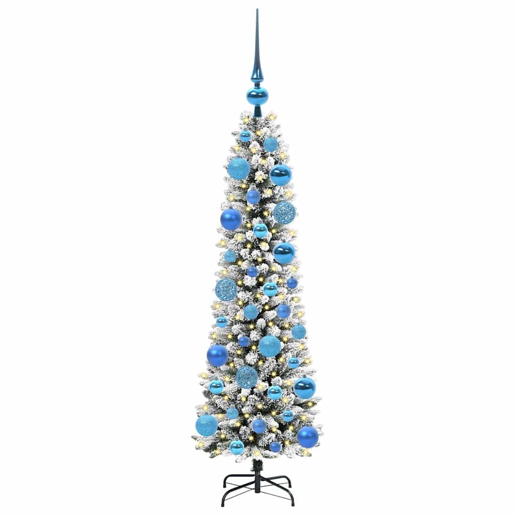 Albero di Natale artificiale Vidaxx con 150 LED bianchi 120 cm in PVC e metallo e plastica
