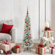 Albero di Natale artificiale Vidaxx con 150 LED bianchi 120 cm in PVC e metallo e plastica