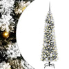 Vidaxl kunstkerstboom met 150 led wit 150 cm pvc en metaal en plastic