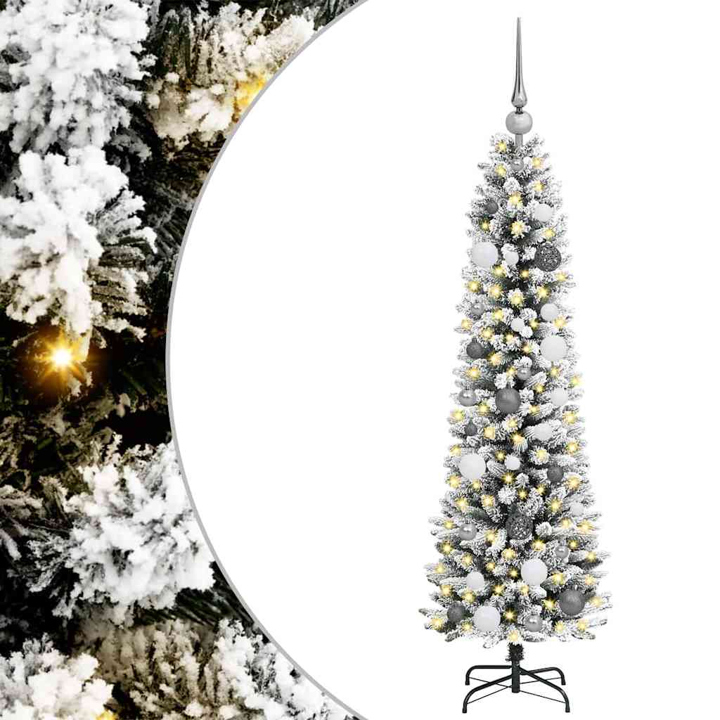Albero di Natale artificiale Vidaxx con 150 LED bianchi 150 cm PVC e metallo e plastica