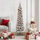 Albero di Natale artificiale Vidaxx con 150 LED bianchi 150 cm PVC e metallo e plastica