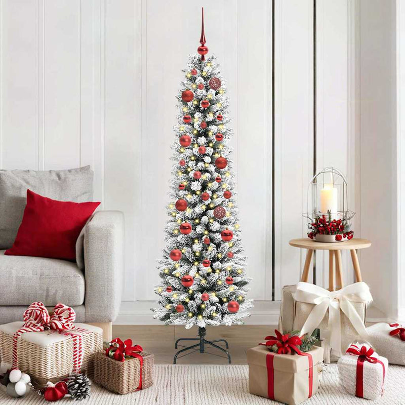 Albero di Natale artificiale Vidaxx con 150 LED bianchi 150 cm PVC e metallo e plastica