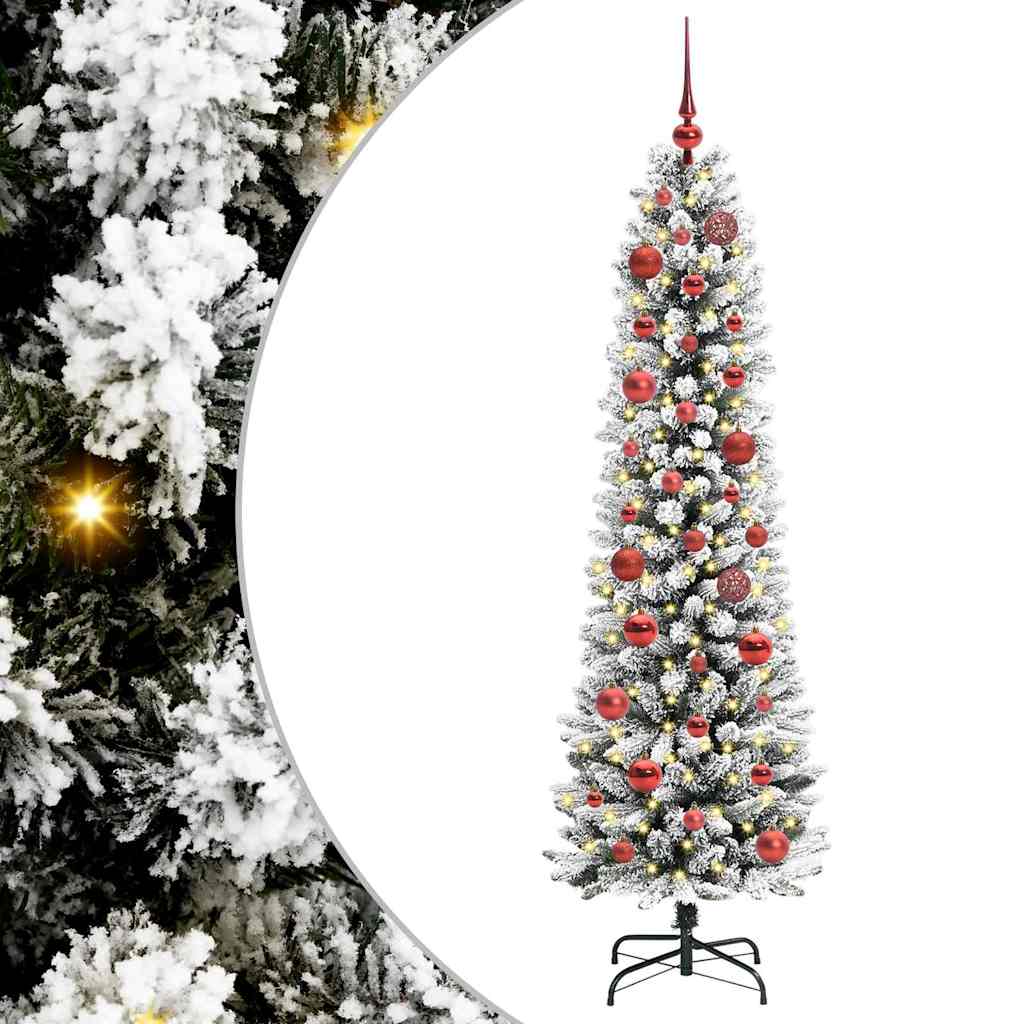 Albero di Natale artificiale Vidaxx con 150 LED bianchi 150 cm PVC e metallo e plastica