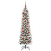 Vidaxl kunstkerstboom met 150 led wit 150 cm pvc en metaal en plastic