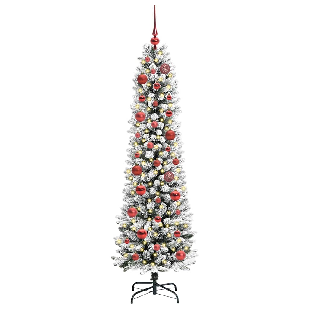 Albero di Natale artificiale Vidaxx con 150 LED bianchi 150 cm PVC e metallo e plastica