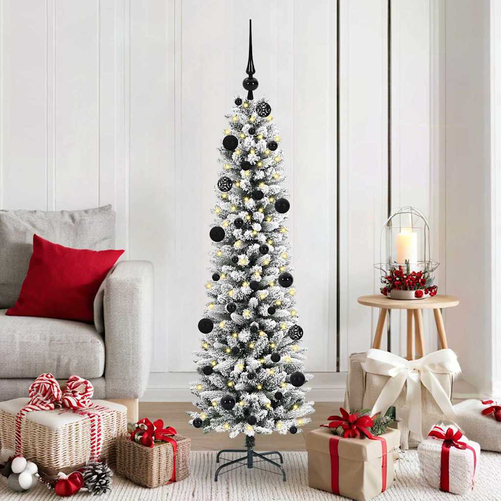 Albero di Natale artificiale Vidaxx con 150 LED bianchi 150 cm PVC e metallo e plastica
