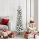 Albero di Natale artificiale Vidaxx con 150 LED bianchi 150 cm PVC e metallo e plastica