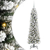 Vidaxl kunstkerstboom met 150 led wit 150 cm pvc en metaal en plastic