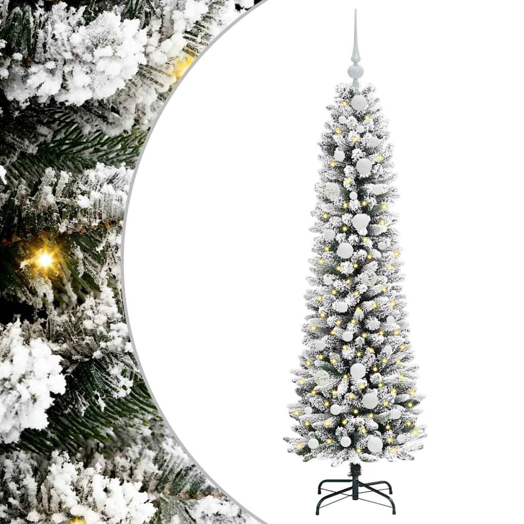 Albero di Natale artificiale Vidaxx con 150 LED bianchi 150 cm PVC e metallo e plastica