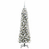 Vidaxl kunstkerstboom met 150 led wit 150 cm pvc en metaal en plastic
