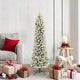 Albero di Natale artificiale Vidaxx con 150 LED bianchi 150 cm PVC e metallo e plastica