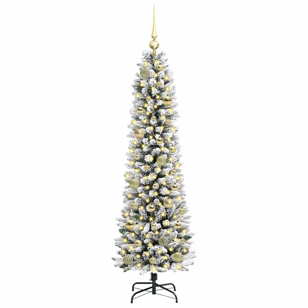 Albero di Natale artificiale Vidaxx con 150 LED bianchi 150 cm PVC e metallo e plastica