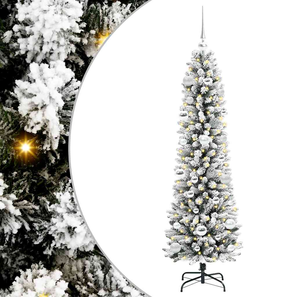 Albero di Natale artificiale Vidaxx con 150 LED bianchi 150 cm PVC e metallo e plastica