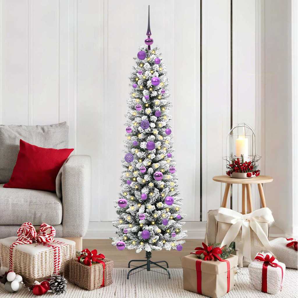 Albero di Natale artificiale Vidaxx con 150 LED bianchi 150 cm PVC e metallo e plastica