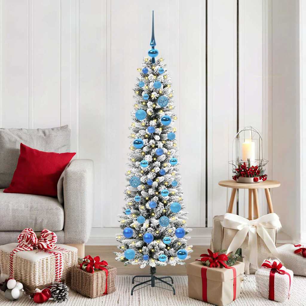 Albero di Natale artificiale Vidaxx con 150 LED bianchi 150 cm PVC e metallo e plastica