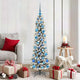 Albero di Natale artificiale Vidaxx con 150 LED bianchi 150 cm PVC e metallo e plastica