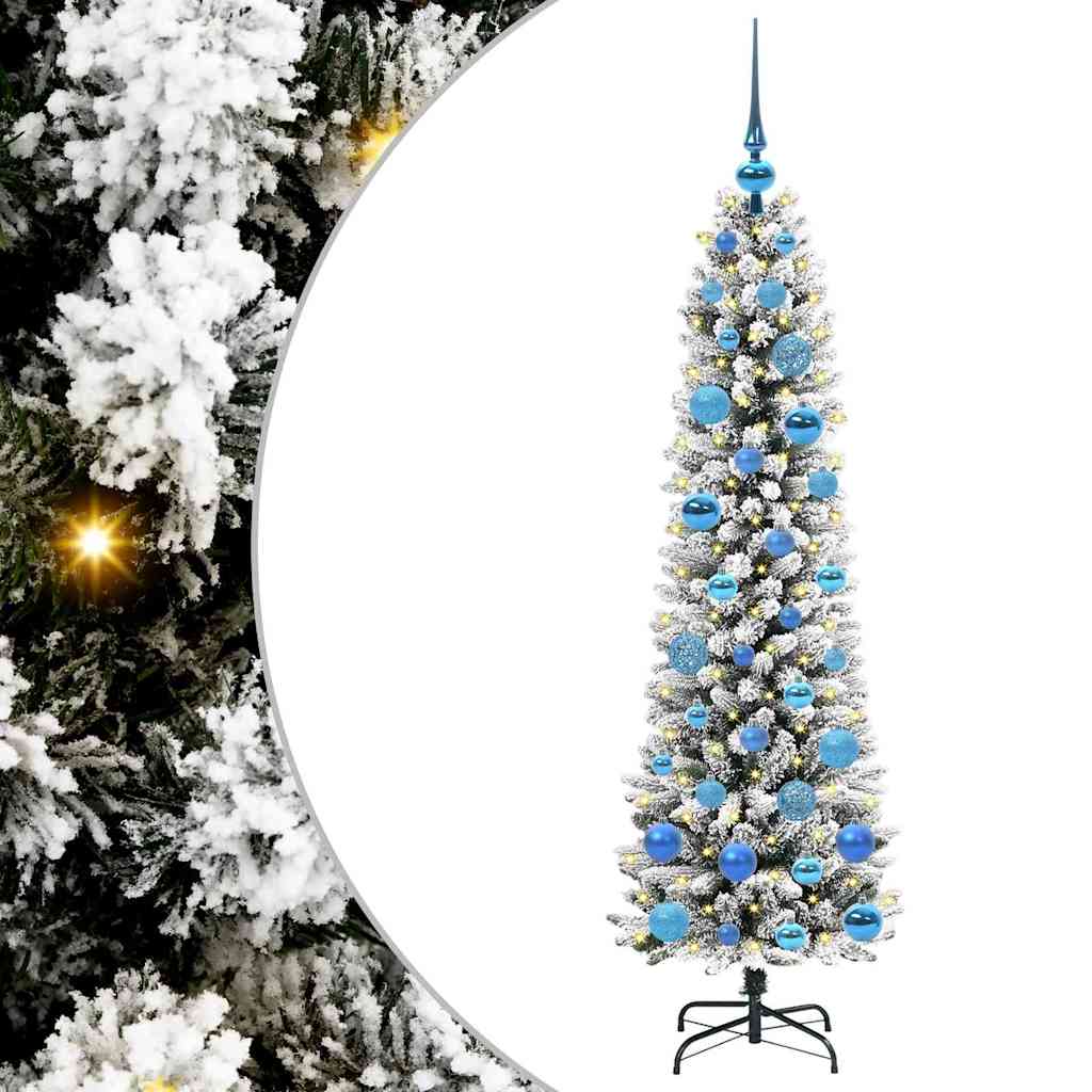 Albero di Natale artificiale Vidaxx con 150 LED bianchi 150 cm PVC e metallo e plastica