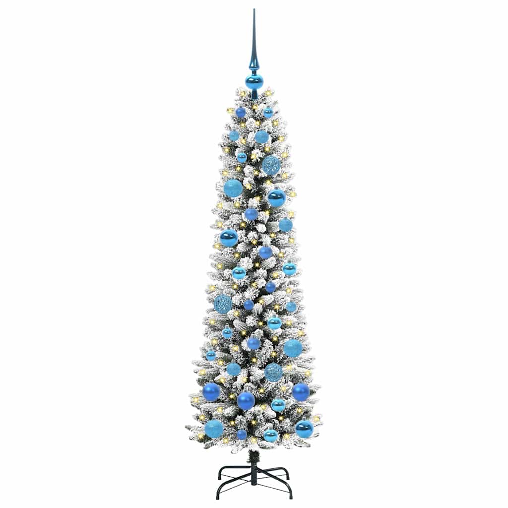 Albero di Natale artificiale Vidaxx con 150 LED bianchi 150 cm PVC e metallo e plastica