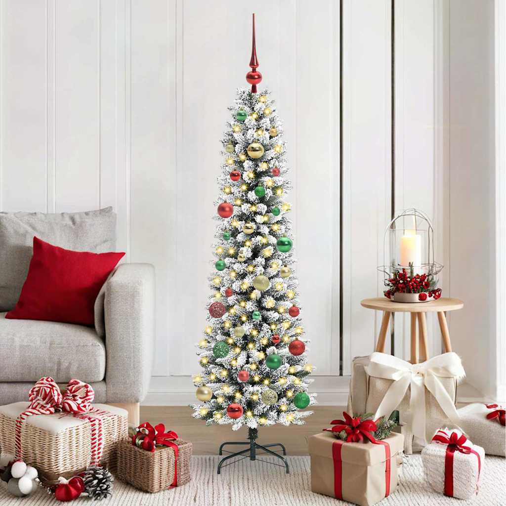 Albero di Natale artificiale Vidaxx con 150 LED bianchi 150 cm PVC e metallo e plastica
