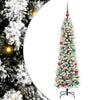Vidaxx árbol de Navidad artificial con 150 LED blanco 150 cm PVC y metal y plástico