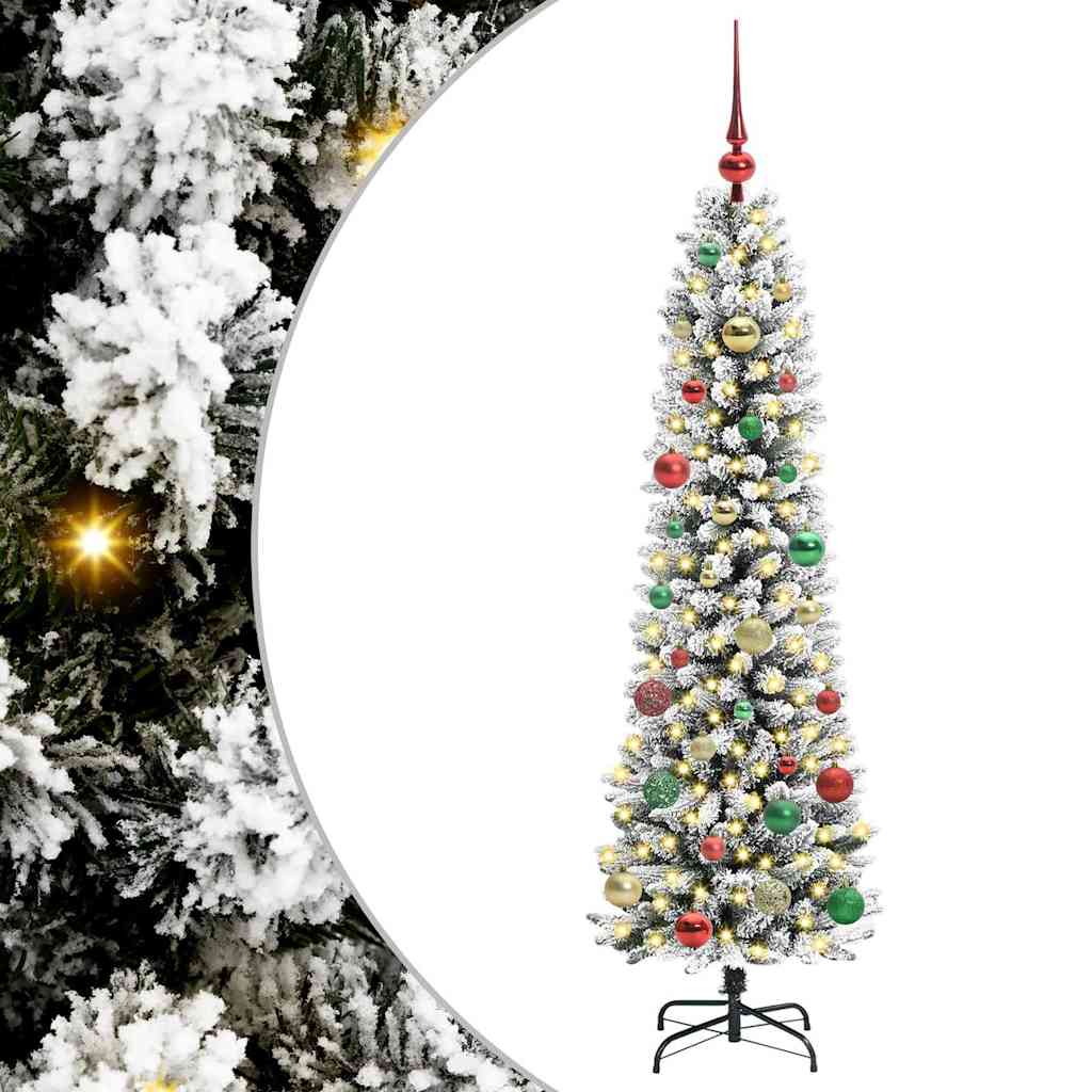 Albero di Natale artificiale Vidaxx con 150 LED bianchi 150 cm PVC e metallo e plastica