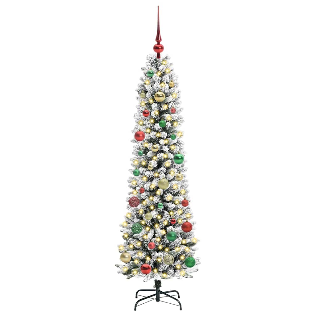 Albero di Natale artificiale Vidaxx con 150 LED bianchi 150 cm PVC e metallo e plastica