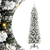 Vidaxl kunstkerstboom met 300 led wit 180 cm pvc en metaal en plastic