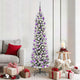 Albero di Natale artificiale Vidaxx con 300 LED bianchi 180 cm in PVC e metallo e plastica
