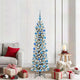 Albero di Natale artificiale Vidaxx con 300 LED bianchi 180 cm in PVC e metallo e plastica