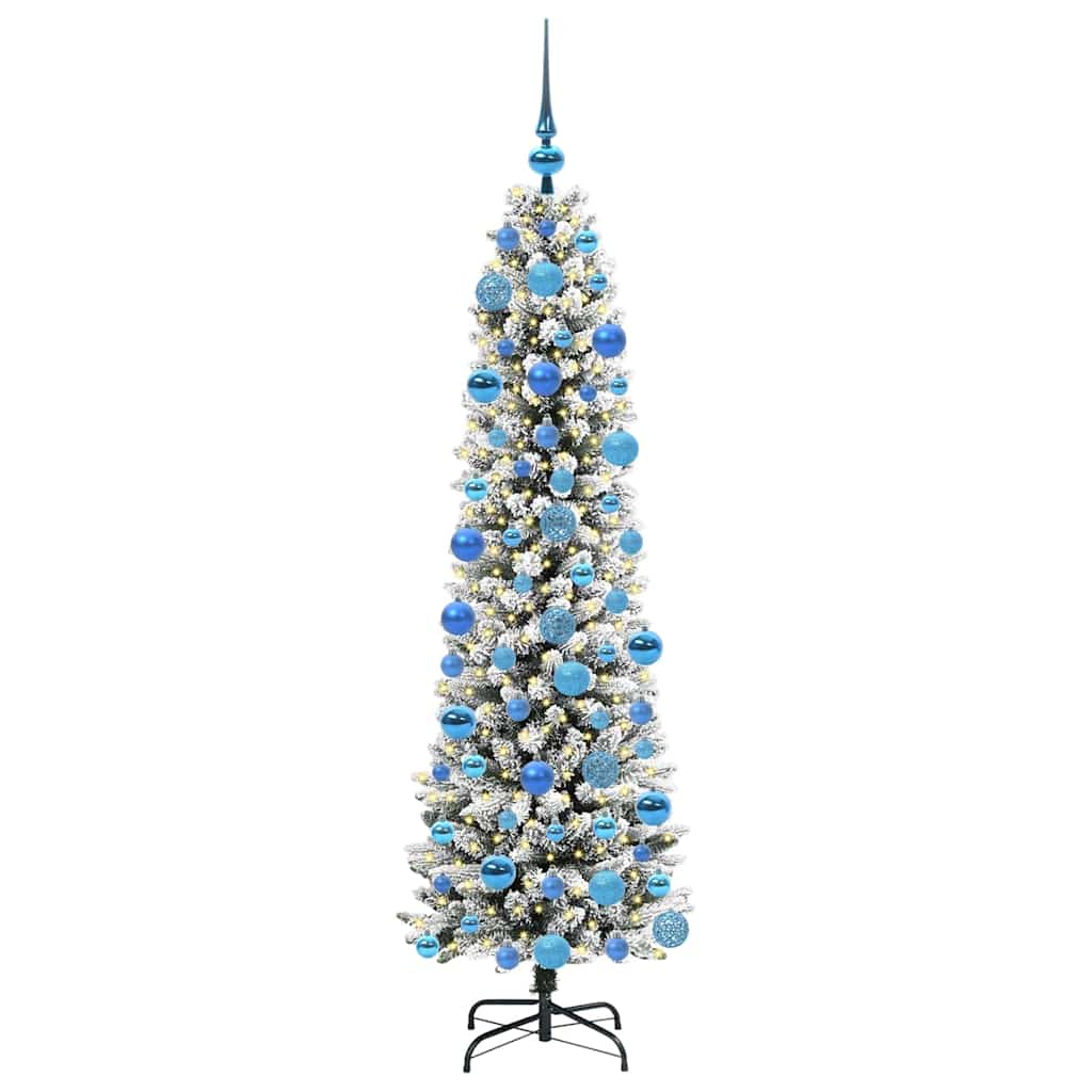 Albero di Natale artificiale Vidaxx con 300 LED bianchi 180 cm in PVC e metallo e plastica