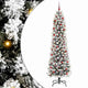Vidaxx árbol de Navidad artificial con 300 LED blanco 210 cm PVC y metal y plástico