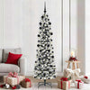 Vidaxl kunstkerstboom met 300 led wit 210 cm pvc en metaal en plastic