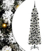 Albero di Natale artificiale Vidaxx con 300 LED bianchi 210 cm in PVC e metallo e plastica