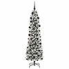 Vidaxl kunstkerstboom met 300 led wit 210 cm pvc en metaal en plastic