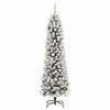 Albero di Natale artificiale Vidaxx con 300 LED bianchi 210 cm in PVC e metallo e plastica