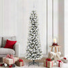 Albero di Natale artificiale Vidaxx con 300 LED bianchi 210 cm in PVC e metallo e plastica