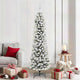 Albero di Natale artificiale Vidaxx con 300 LED bianchi 210 cm in PVC e metallo e plastica