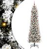 Vidaxl kunstkerstboom met 300 led wit 240 cm pvc en metaal en plastic