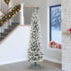 Albero di Natale artificiale Vidaxx con 300 LED bianchi 240 cm PVC e metallo e plastica