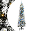 Vidaxl kunstkerstboom met 300 led wit 240 cm pvc en metaal en plastic
