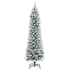 Vidaxl kunstkerstboom met 300 led wit 240 cm pvc en metaal en plastic