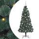 Vidaxx árbol de Navidad artificial preiluminado con juego de bolas verde 150 cm