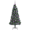 Vidaxl kunstmatig voorverlicht kerstboom met ballenset groen 150 cm