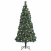 Vidaxl kunst kerstboom met verlichting met 300 led groen 180 cm pet