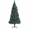 Vidaxl kunst kerstboom met verlichting met 300 led groen 180 cm pet