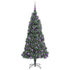 Vidaxl kunstmatige voorverlichte kerstboom met ballenset groen 180 cm