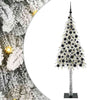 Vidaxl kerstboom met 300 led met standaard wit 180 cm pe en staal